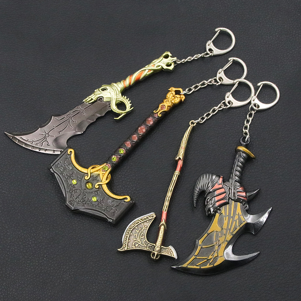 Keyblade Cosplay Prop - เกม God of War: Ragnarok พวงกุญแจใบมีด