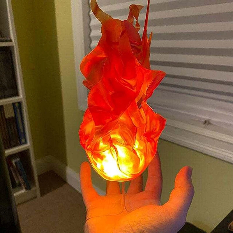Cosplay Fireball Prop - อุปกรณ์ประกอบฉากลูกไฟลอยได้สำหรับฮาโลวีน ลูกไฟเรืองแสงแบบถือได้ สนุกสนาน ปี 2025 ของตกแต่งสำหรับงานปาร์ตี้และคอสเพลย์