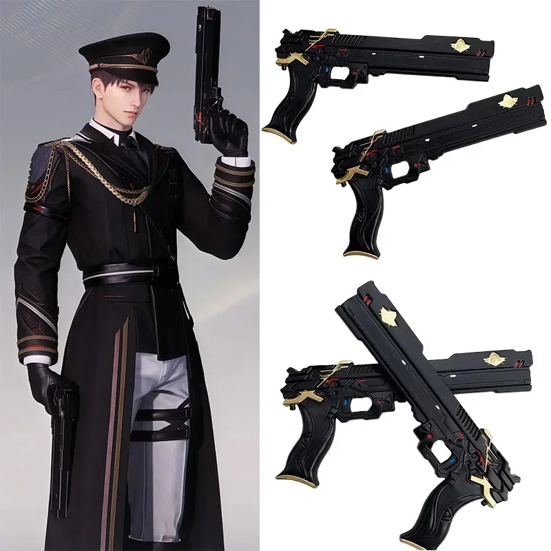 Cosplay Prop Making - ชุดคอสเพลย์งานคาร์นิวัลอนิเมะปี 2026 อุปกรณ์ประกอบฉากเกมรักและอวกาศไกล คาเลบ ชุดคอสเพลย์ตัวละครอย่างเป็นทางการ ปืนคู่ของผู้บัญชาการกองทัพอวกาศ
