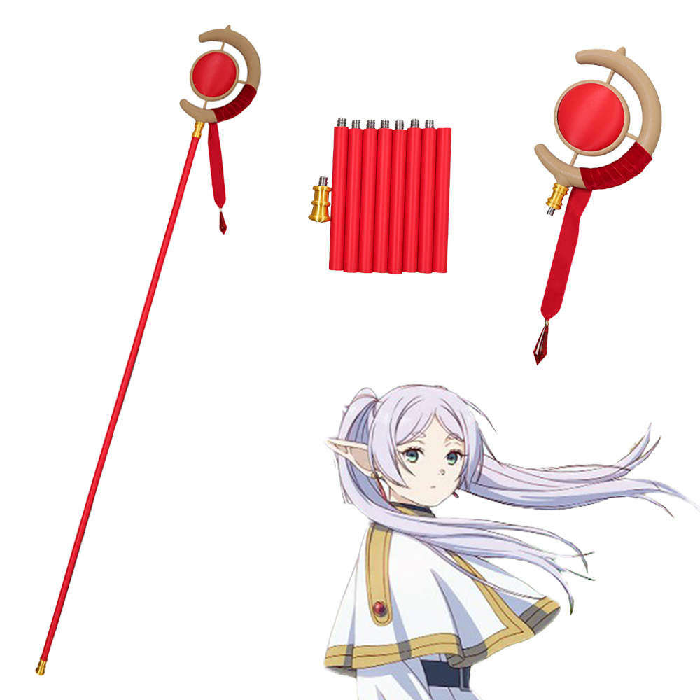 Frieren Cosplay Prop - ไม้กายสิทธิ์แฟนตาซี ฟรีเรน สำหรับคอสเพลย์ อนิเมะ ซูโซ แห่ง