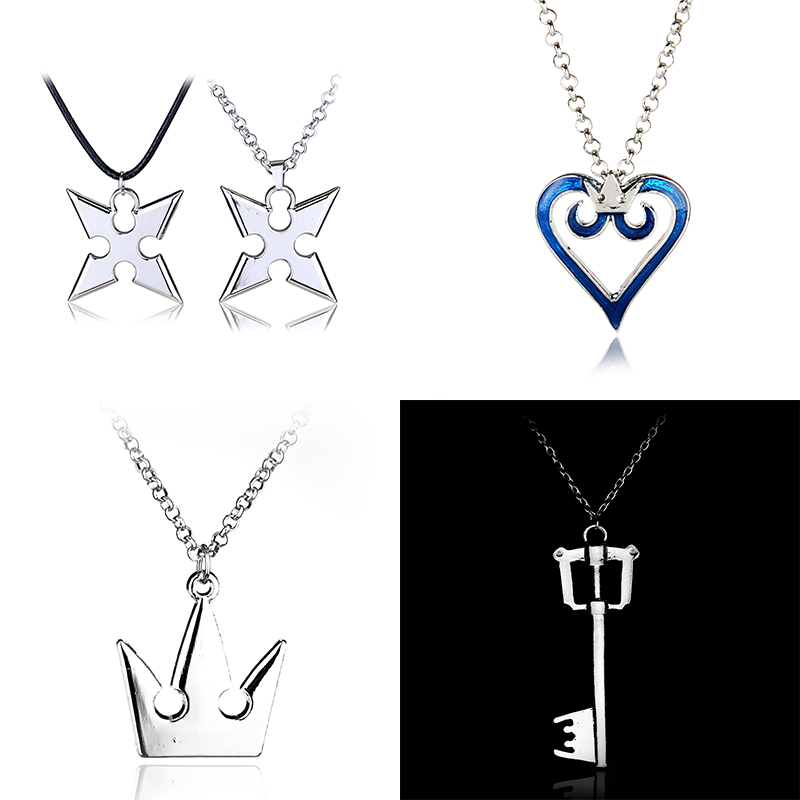 Keyblade Cosplay Prop - เกม Kingdom Hearts สร้อยคอจี้ Sora Key