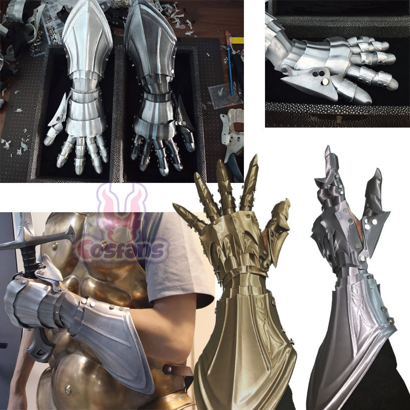 Cosplay Material For Prop - ถุงมืออัศวิน 3 มิติ รุ่นใหม่ งานแฮนด์เมด สำหรับช่าง