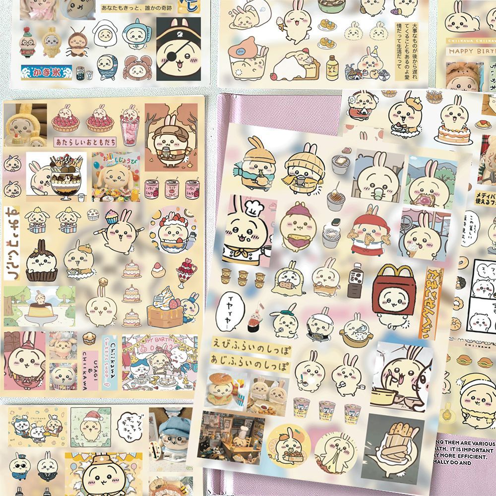 Cosplay Material For Prop - สติกเกอร์ฟิล์มแบบตัดสำเร็จรูป Usagi สไตล์วินเทจ น่ารัก วัสดุ DIY
