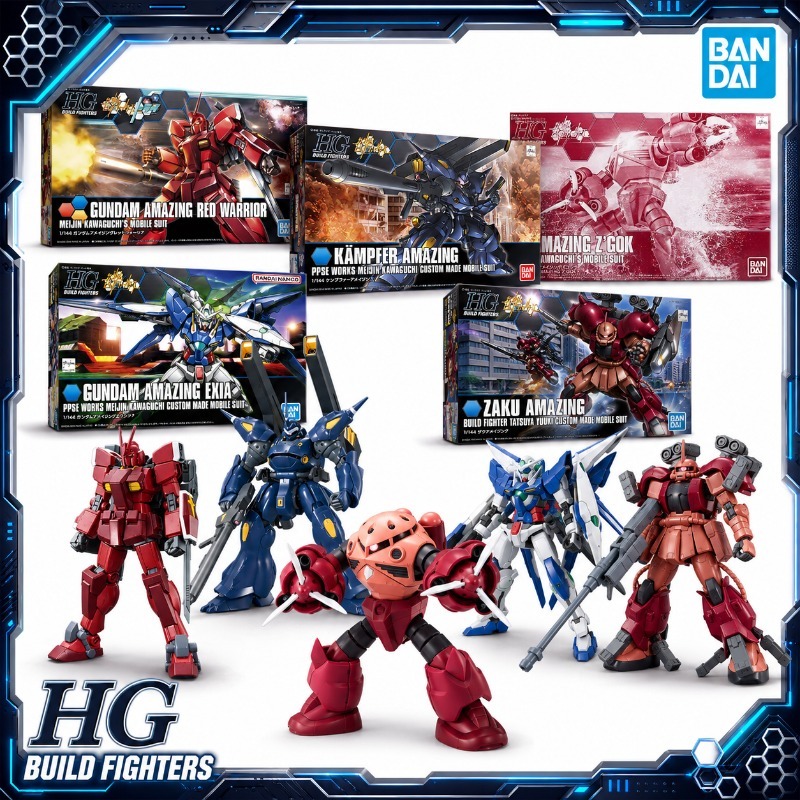 Bandai Gundam Hg - Bandai Original HGBF 1/144 Amazing Exia