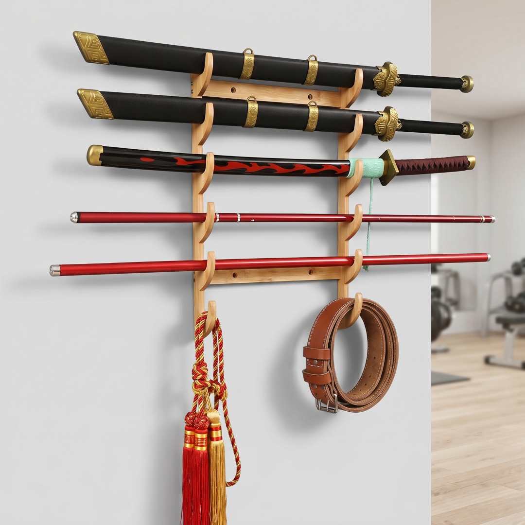 Cosplay Prop Dagger - ชั้นวางดาบติดผนัง 8 ชั้น สำหรับเก็บดาบ อนิเมะ คอสเพลย์