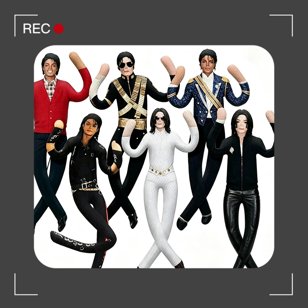 Cosplay Prop Designer - ตุ๊กตาไมเคิล แจ็คสัน ของสะสมคอสเพลย์ ตุ๊กตาขยับข้อต่อได้ ดีไซน์นามธรรมไม่ซ้ำใคร สำหรับตกแต่งห้อง