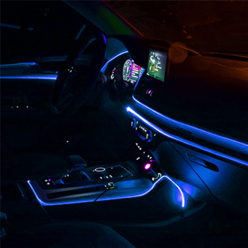 ไฟ LED ตกแต่งภายในรถยนต์ 2 เมต - Led El Wire บทวิจารณ์และราคา