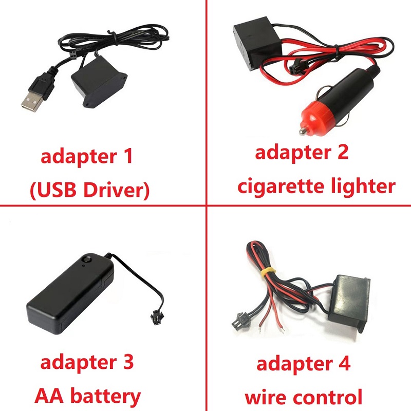 สายสายไฟ El เรืองแสง10/5/3M นี - Led El Wire บทวิจารณ์และราคา
