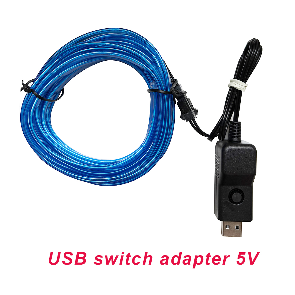 10 M/3 M/5 M นีออน LED ภายในรถ - Led El Wire บทวิจารณ์และราคา