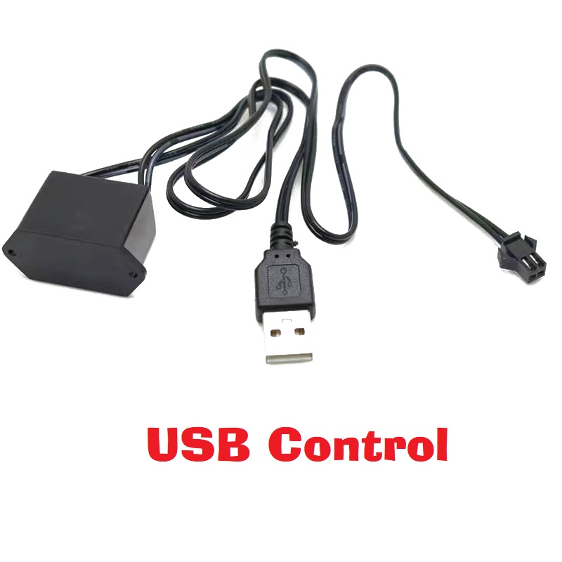 ที่จุดบุหรี่แบบ USB DC 12V สาย - Led El Wire บทวิจารณ์และราคา