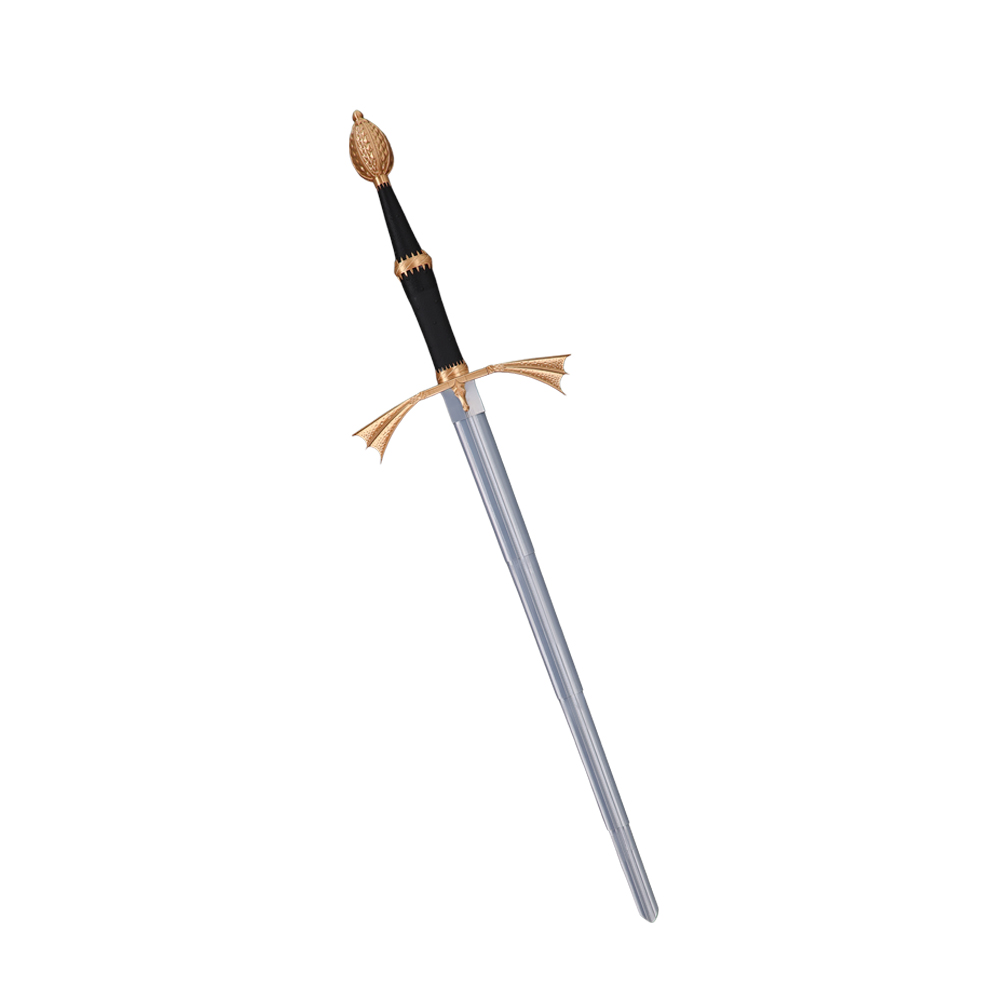 ดาบพลาสติกสีเงินแบบพับได้สำหรั - Cosplay Prop Dagger บทวิจารณ์และราคา