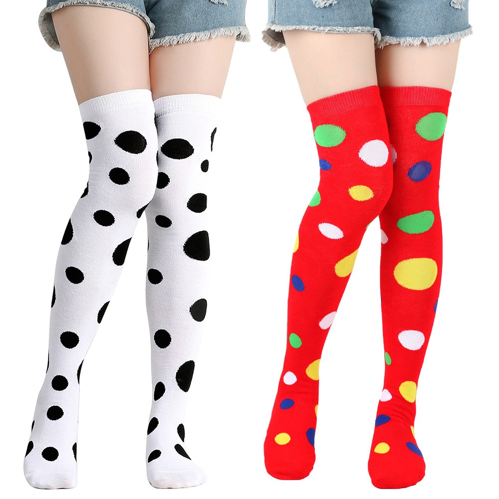 ถุงเท้าลายการ์ตูนลายจุด ถุงเท้ - Cosplay Prop Designer บทวิจารณ์และราคา