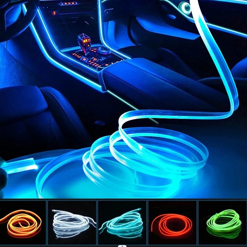สภาพแวดล้อมรถยนต์ El ลวด LED U - Led El Wire บทวิจารณ์และราคา