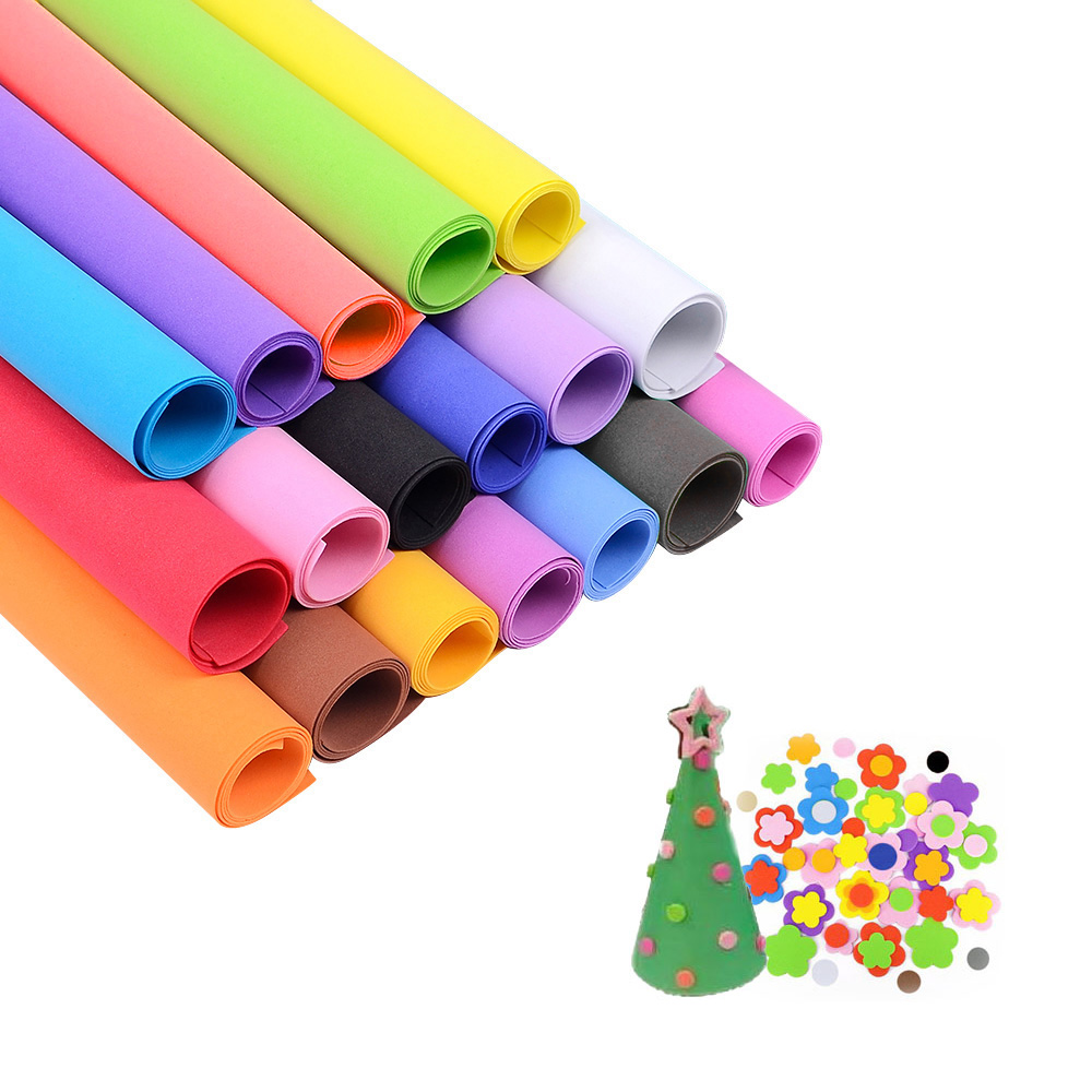 แผ่นโฟม EVA สีสันสดใส 16 สี หน - Cosplay Prop Foam บทวิจารณ์และราคา