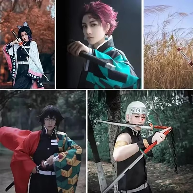 41in/104 ซม.Demon Slayer Katan - Cosplay Prop Katana บทวิจารณ์และราคา