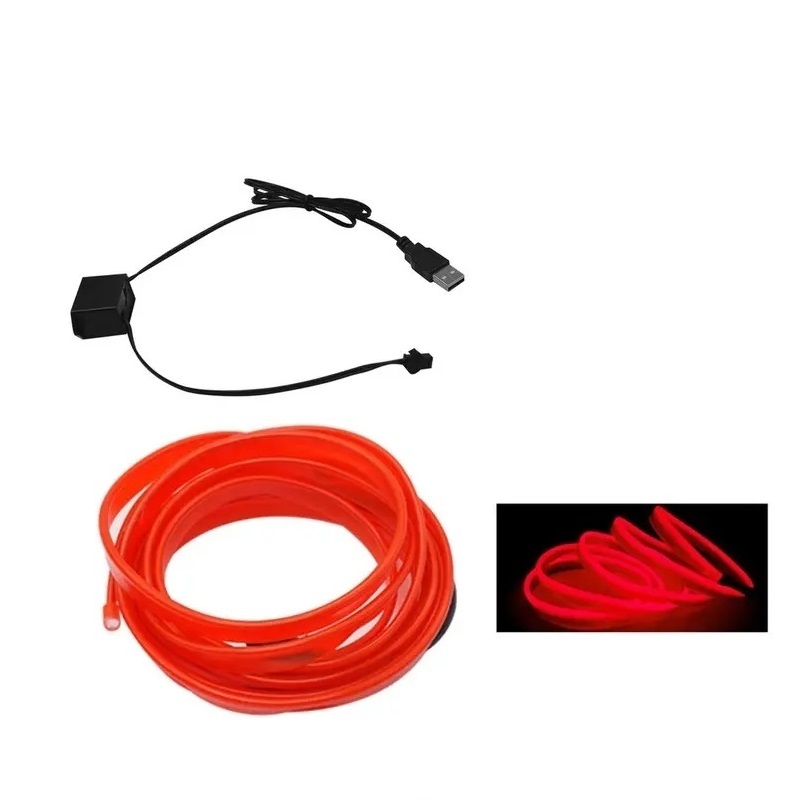 ไฟตกแต่งภายในรถยนต์ 2M แบบ LED - Led El Wire บทวิจารณ์และราคา